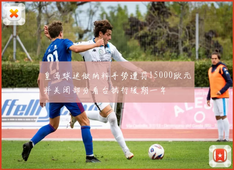 皇马球迷做纳粹手势遭罚15000欧元并关闭部分看台执行缓期一年
